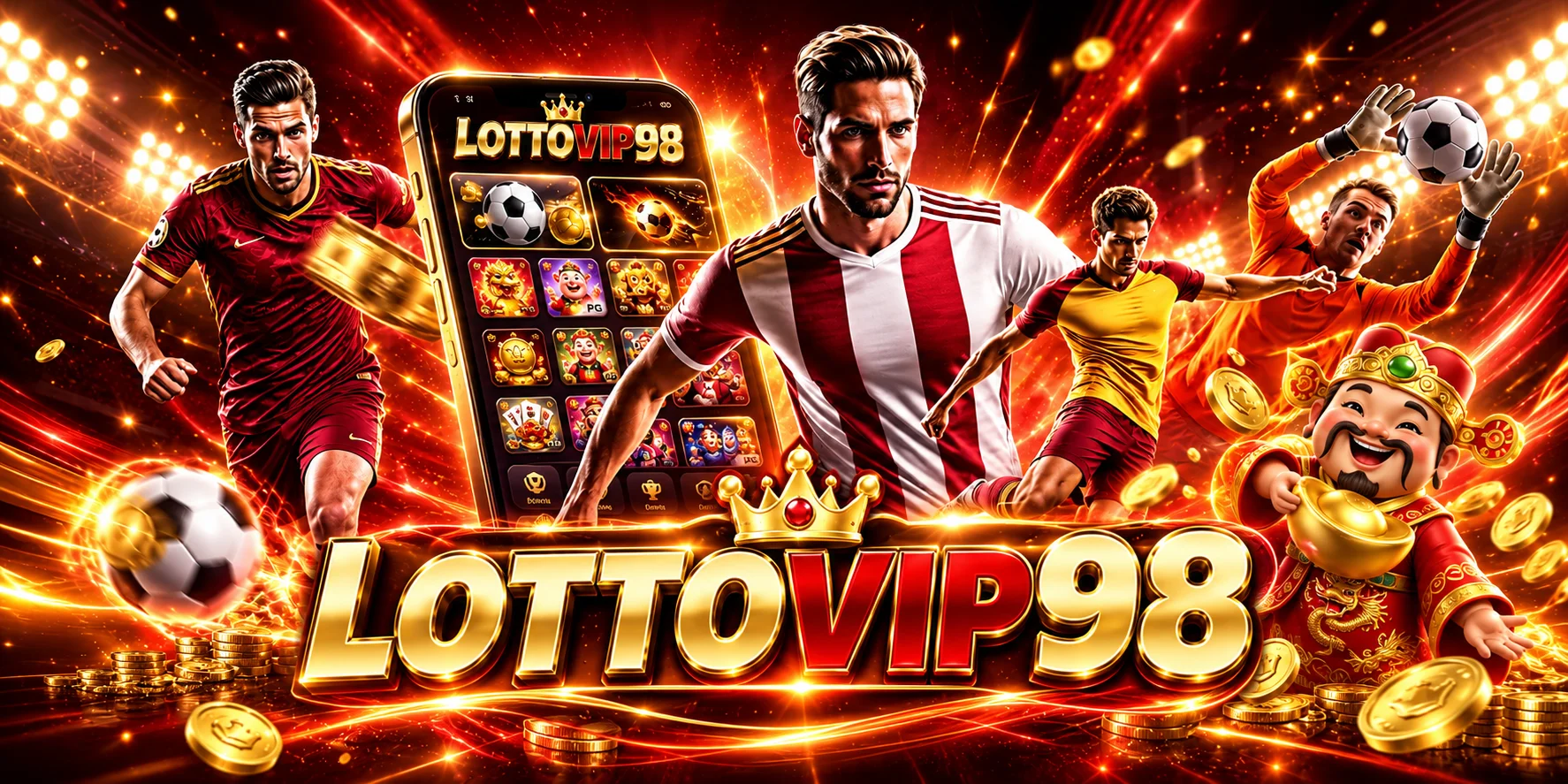 แบนเนอร์กีฬา LOTTOVIP98 พร้อมผลบอลสด